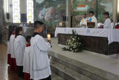 Missa de ação de graças encerrou as celebrações da 37ª edição da Festa em louvor a N. Sra. Aparecida de Laranjeiras do Sul